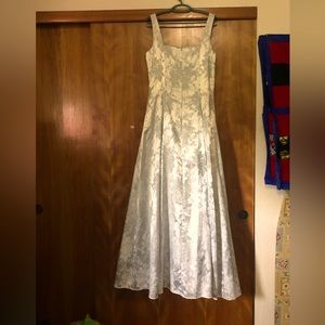 🕊️Jessica McClintock/Gunne Sax size 9 ankle length floral print dress🕊️ formal